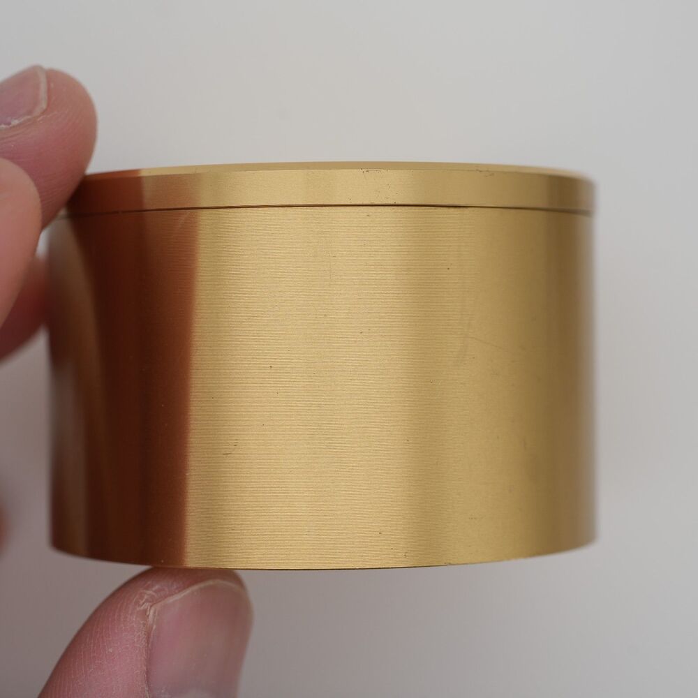 Tiffany & Co Swiss Made Brass Travel Alarm Clock Gold Tone Working (monogrammed) - Picture 4 of 10